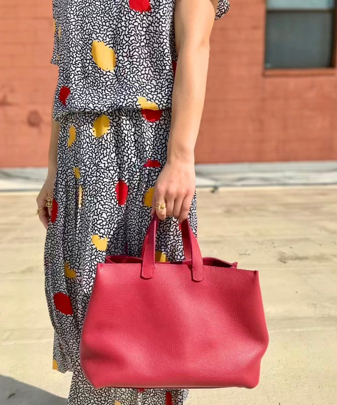 Vic Leather Tote