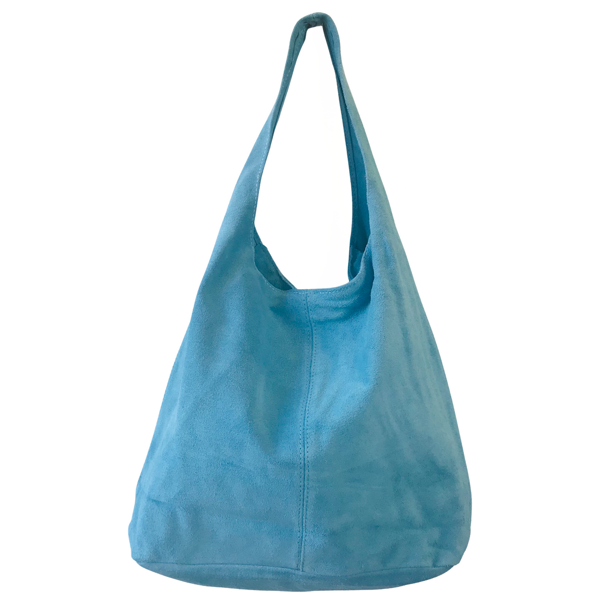 Suede Boho Zip-Top Shoulder Bag – Katerina NYC