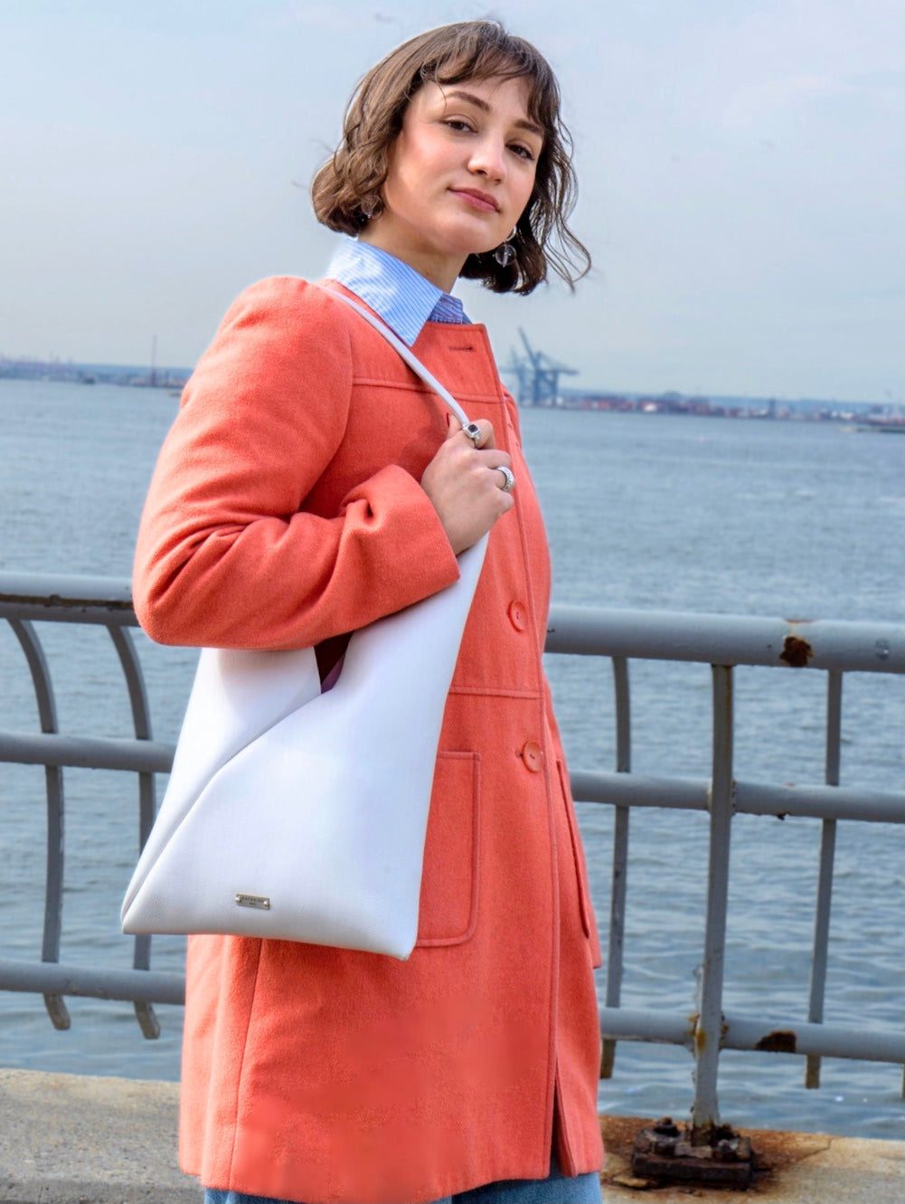 Sac à bandoulière en cuir Bento