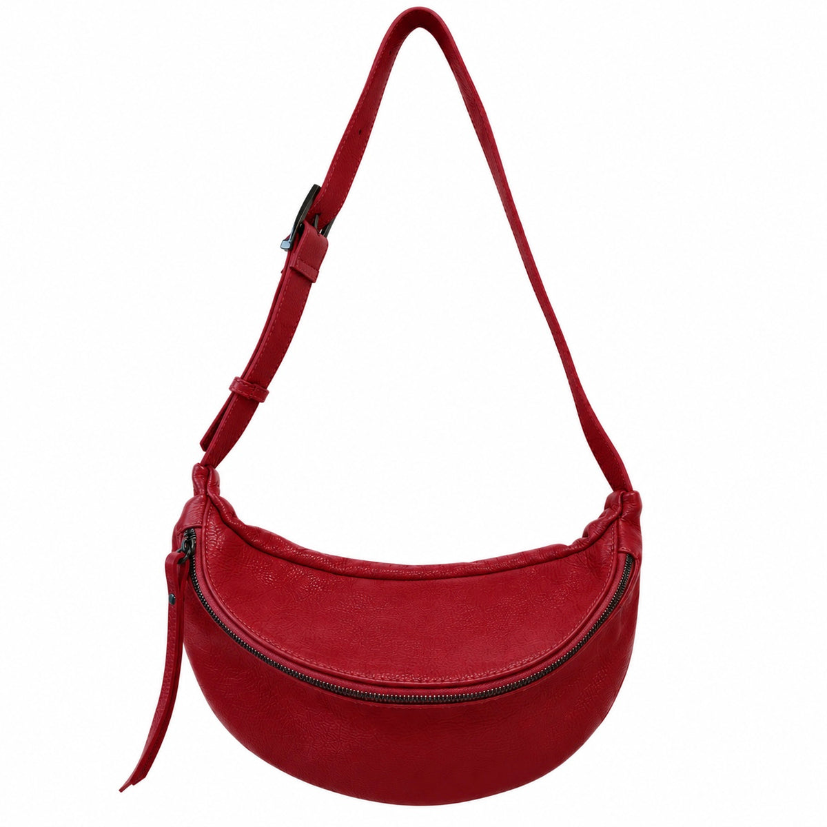 Sac bandoulière en cuir grainé