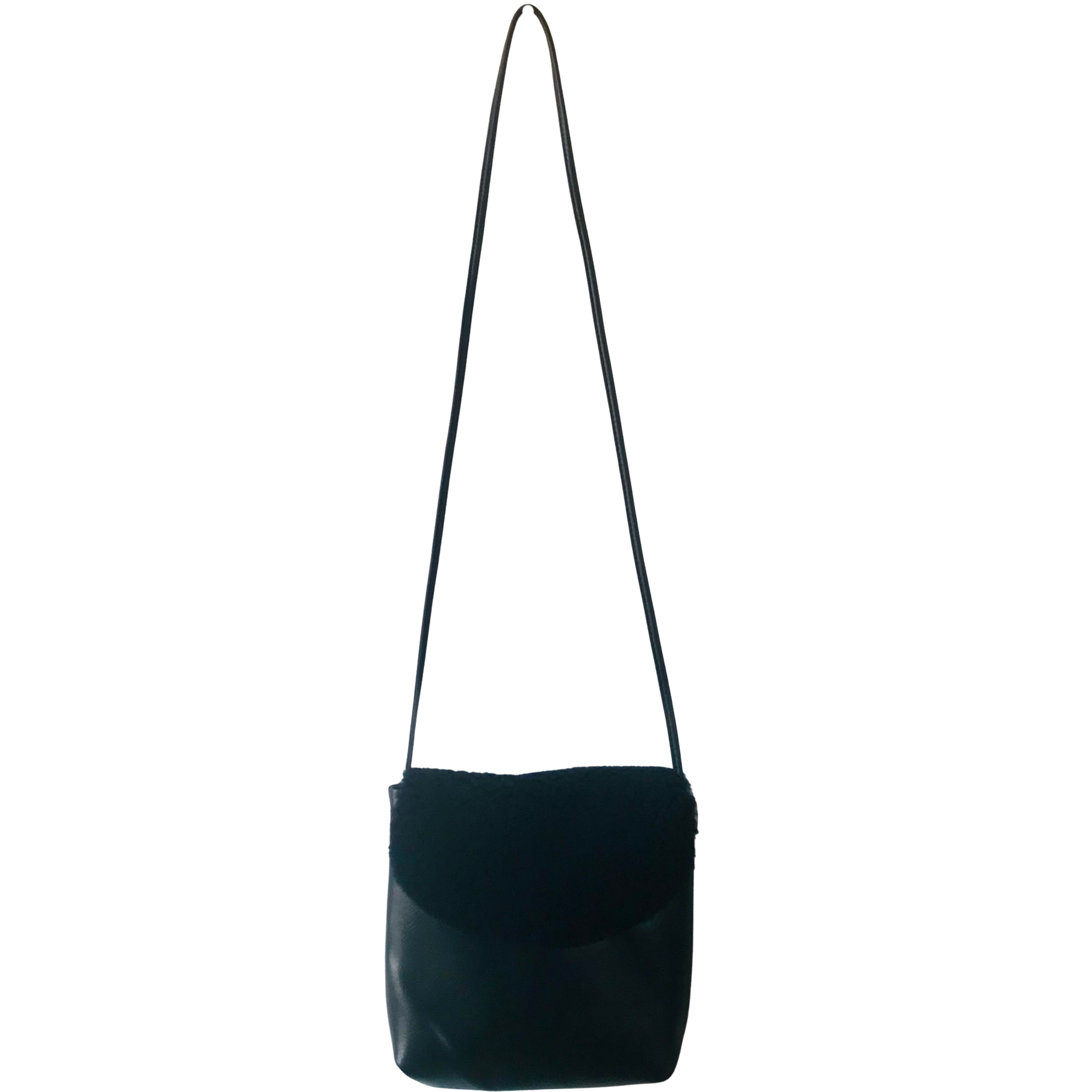 Macy Shearling & Leather Crossbody