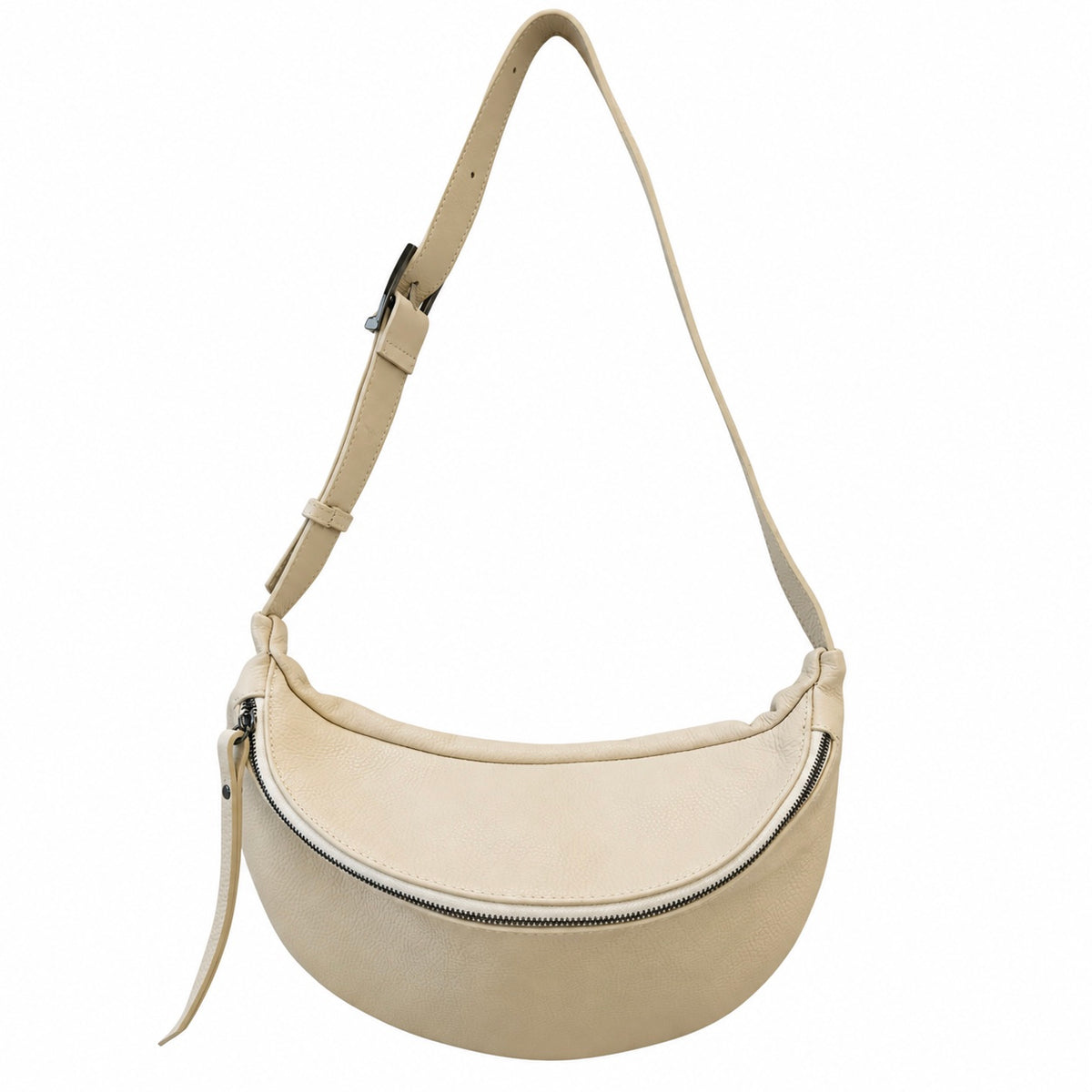 Sac bandoulière en cuir grainé