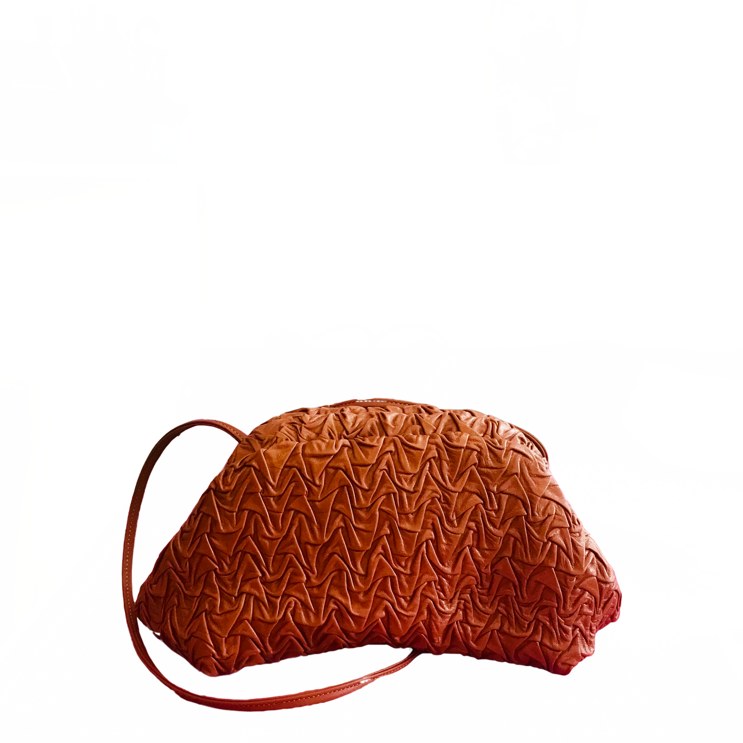 Cara Italian Leather Clutch
