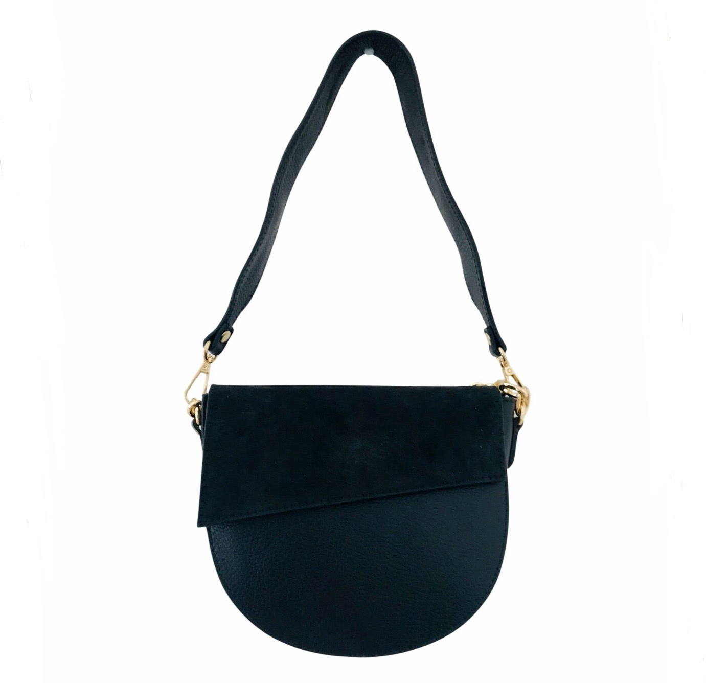 Sac Anna en daim et cuir