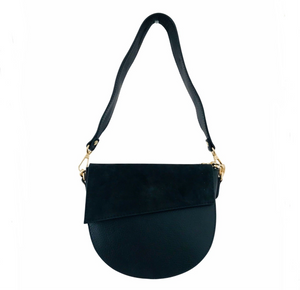 Sac Anna en daim et cuir