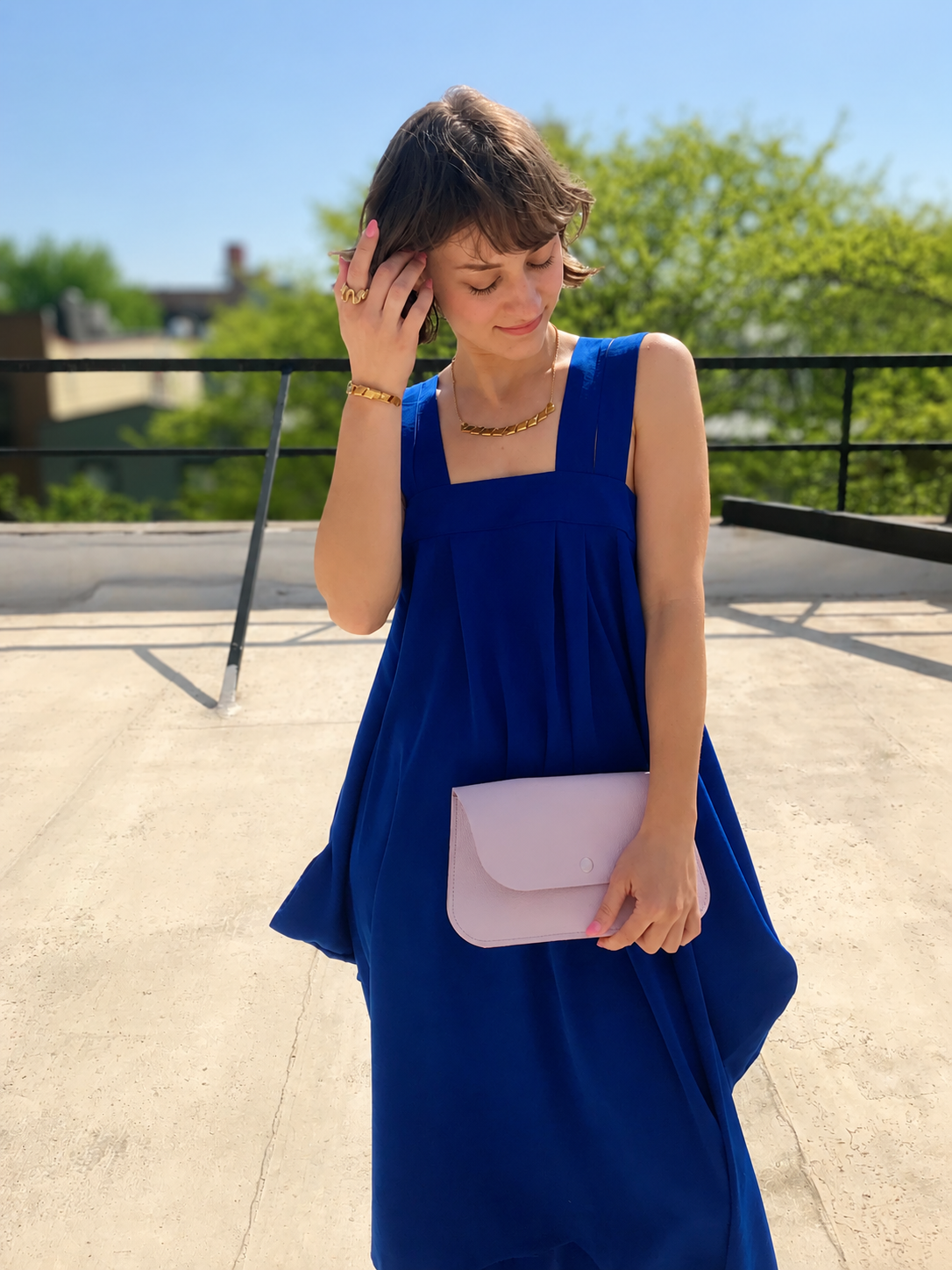 Lola Leather Clutch