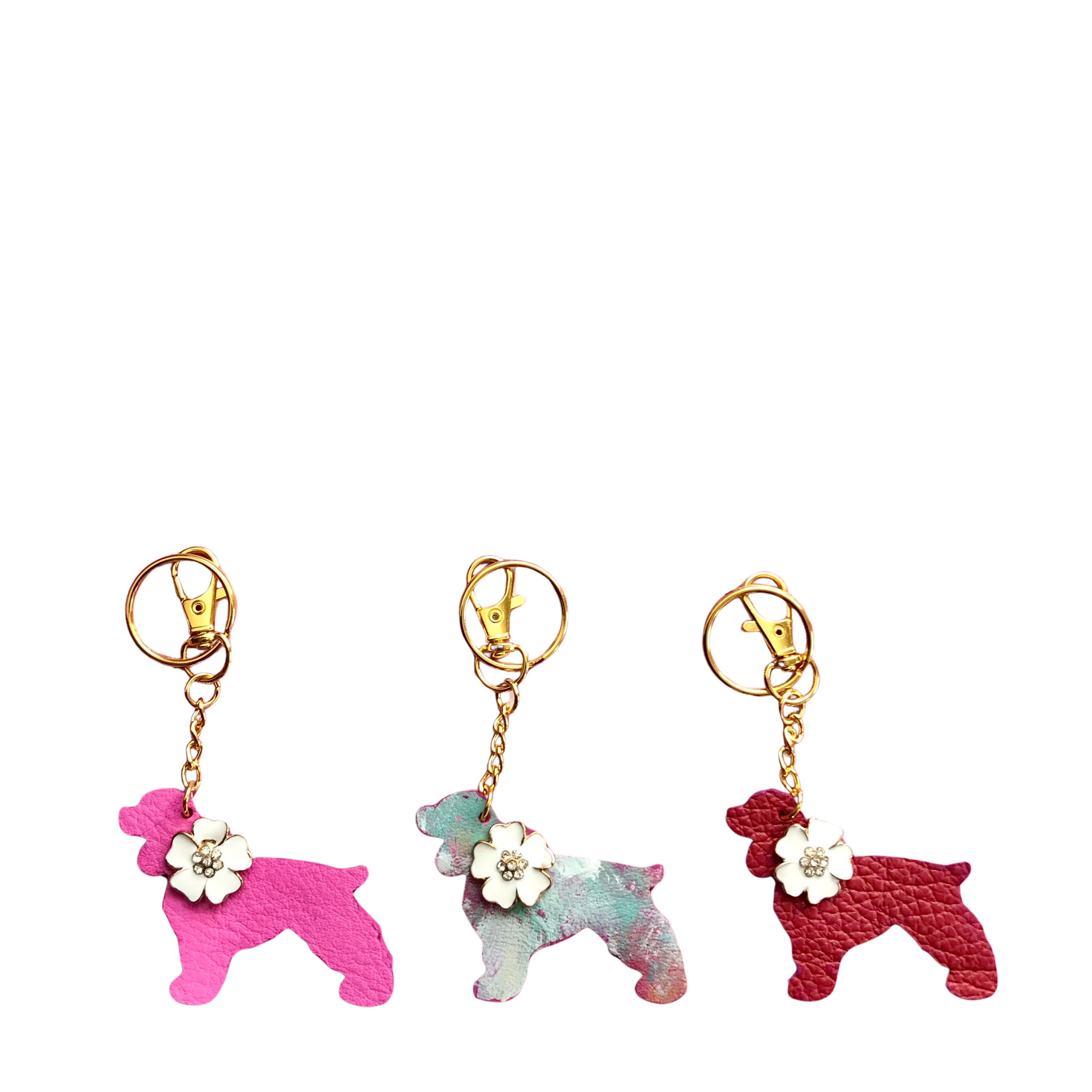 Leather Dog Bag Charm