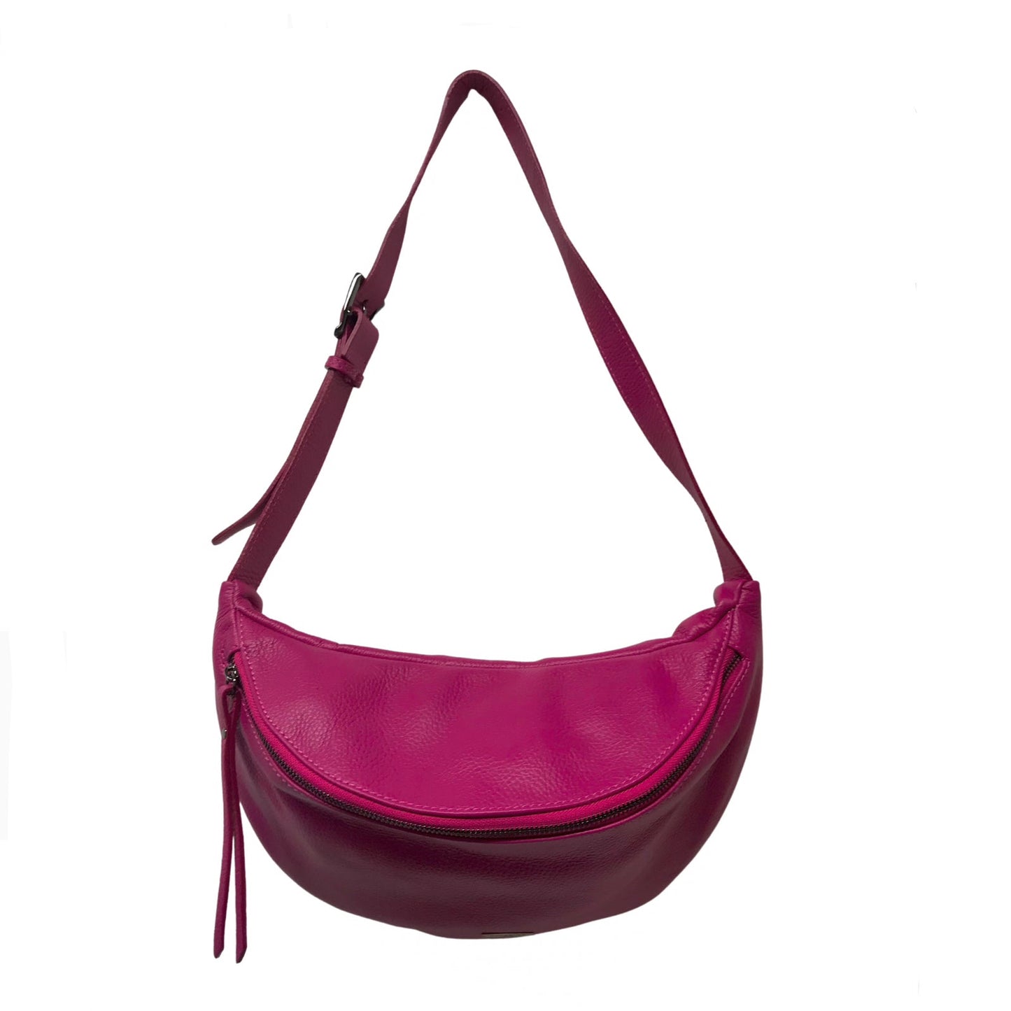 Pebbled Leather Sling Bag