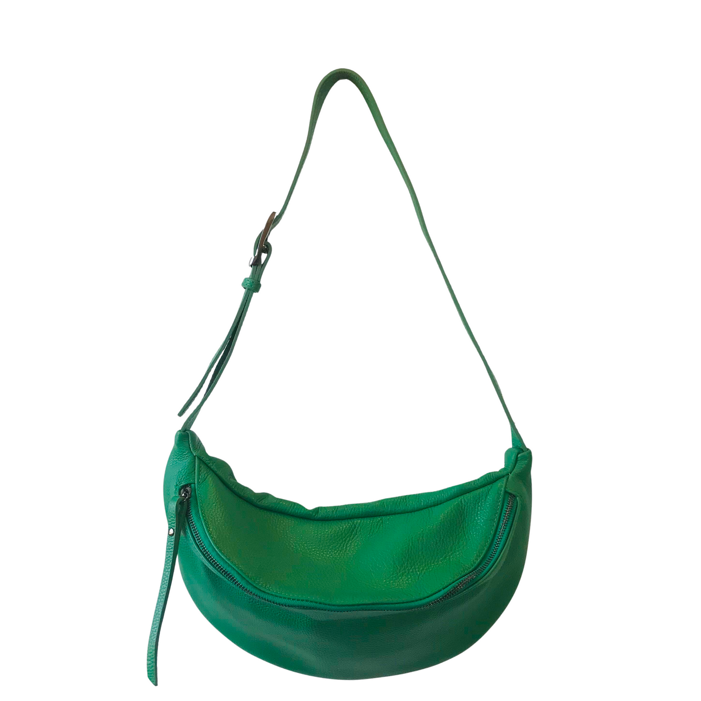 Pebbled Leather Sling Bag