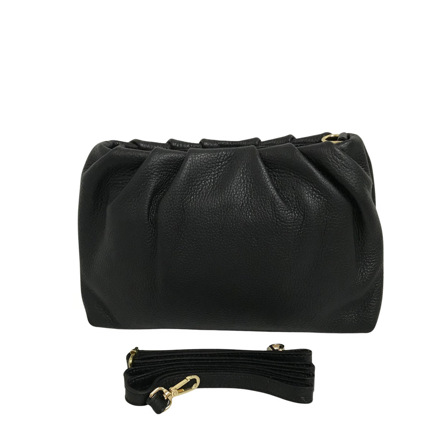 Bow Leather Shoulder Bag