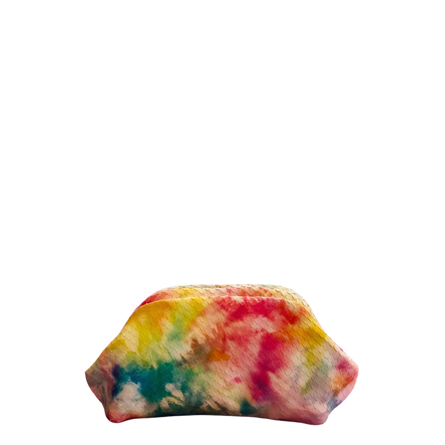 Rainbow Leather Clutch