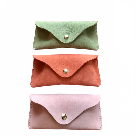 Structured Suede Glasses Cases