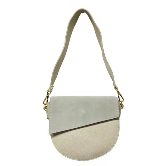 Sac Anna en daim et cuir