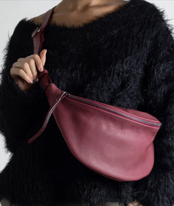 Smooth Italian Leather Sling Bag